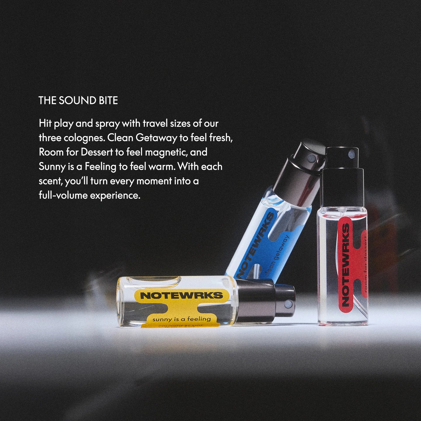 SETLIST TRAVEL SET - 3 x 10 ML COLOGNES