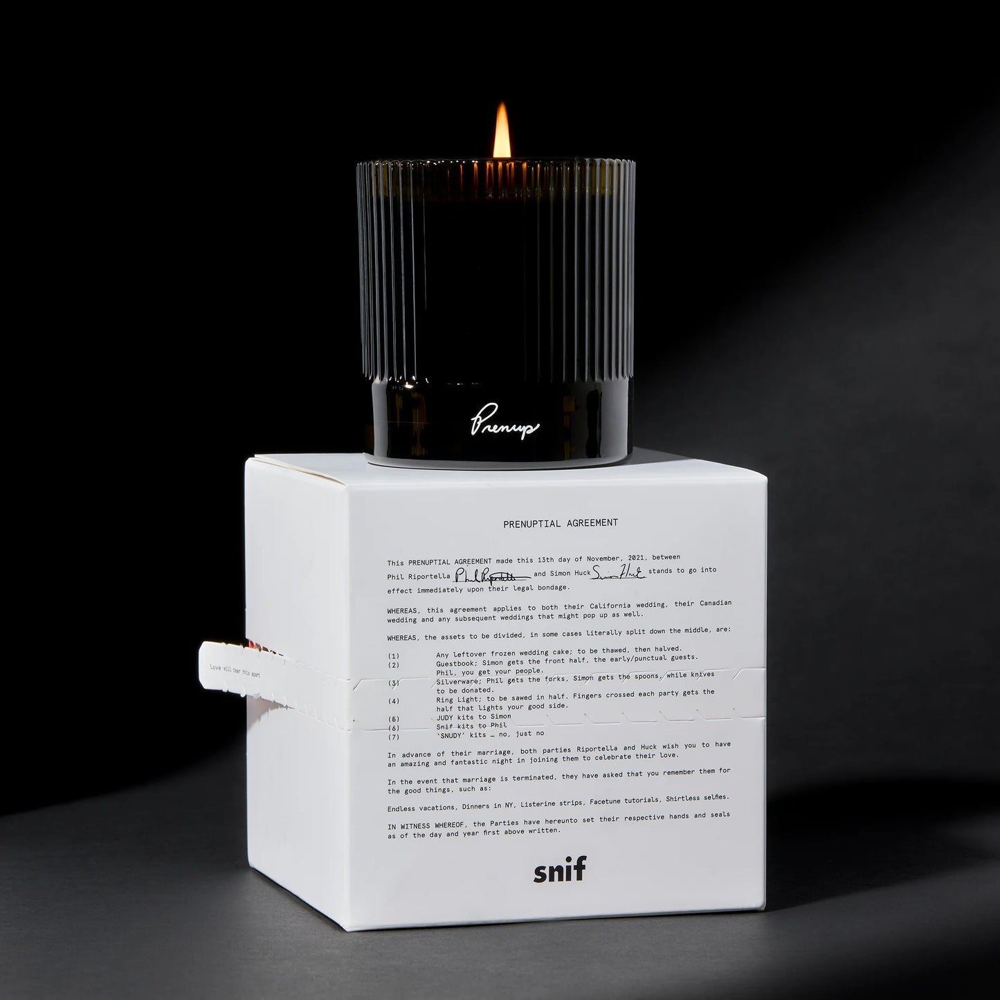Prenup Candle