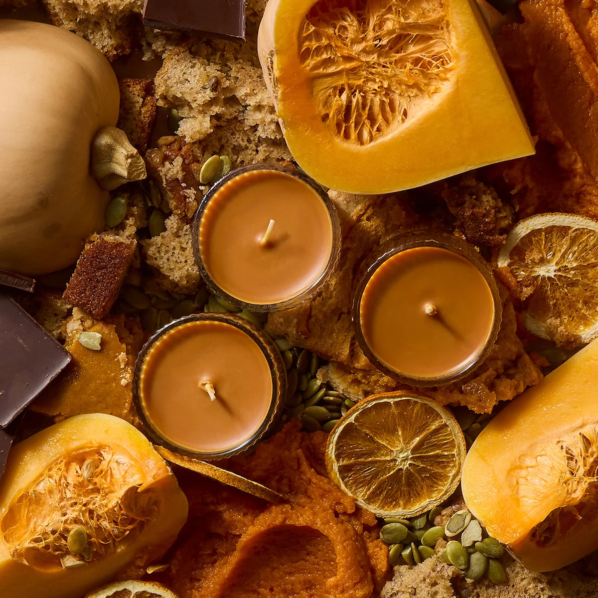 Pumpkin Smash Votive Set