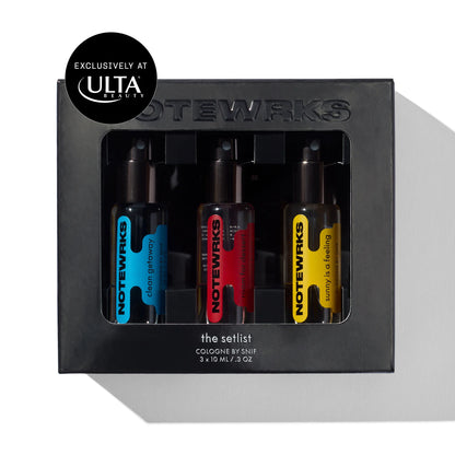 SETLIST TRAVEL SET - 3 x 10 ML COLOGNES